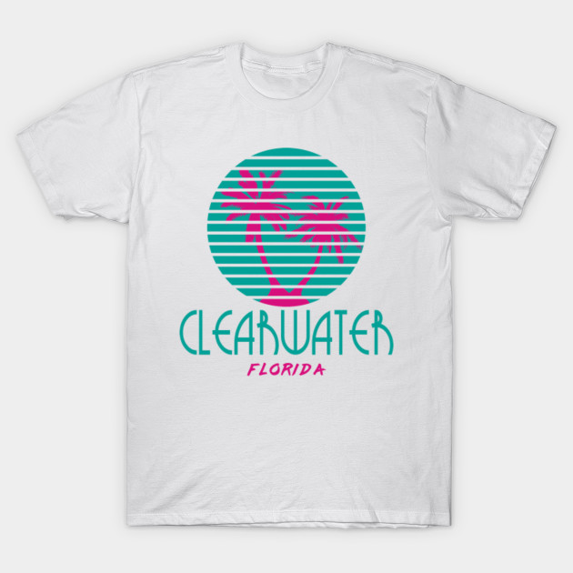 Clearwater Florida Palm Trees FL Souvenir T-Shirt-TOZ